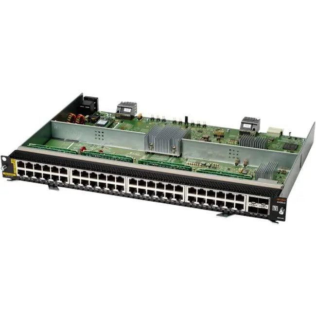 HPE Aruba R0X40C 48-Port 1GbE Class 6 PoE and 4-Port SFP56 v2 Expansion Module for Aruba CX 6400 Series Switches