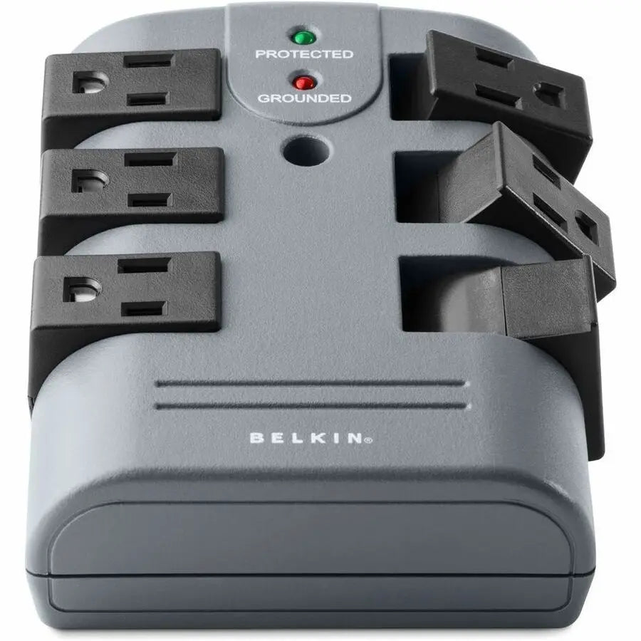 Belkin BP106000-5PK Pivot-Plug 6-Outlet Surge Protector with 6 ft Cord – 1080 Joules Protection (Pack of 5)