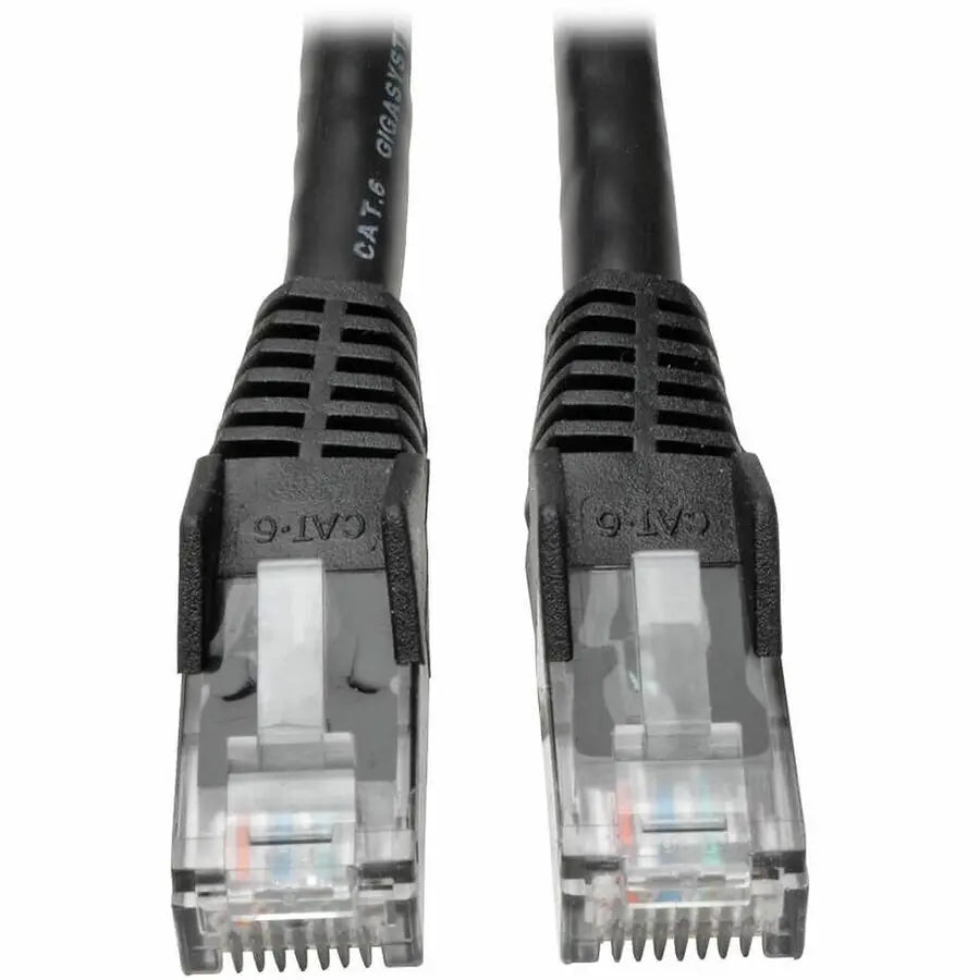 Tripp Lite by Eaton Cat6 Gigabit Snagless Molded Ethernet Cable (25 ft, Black)