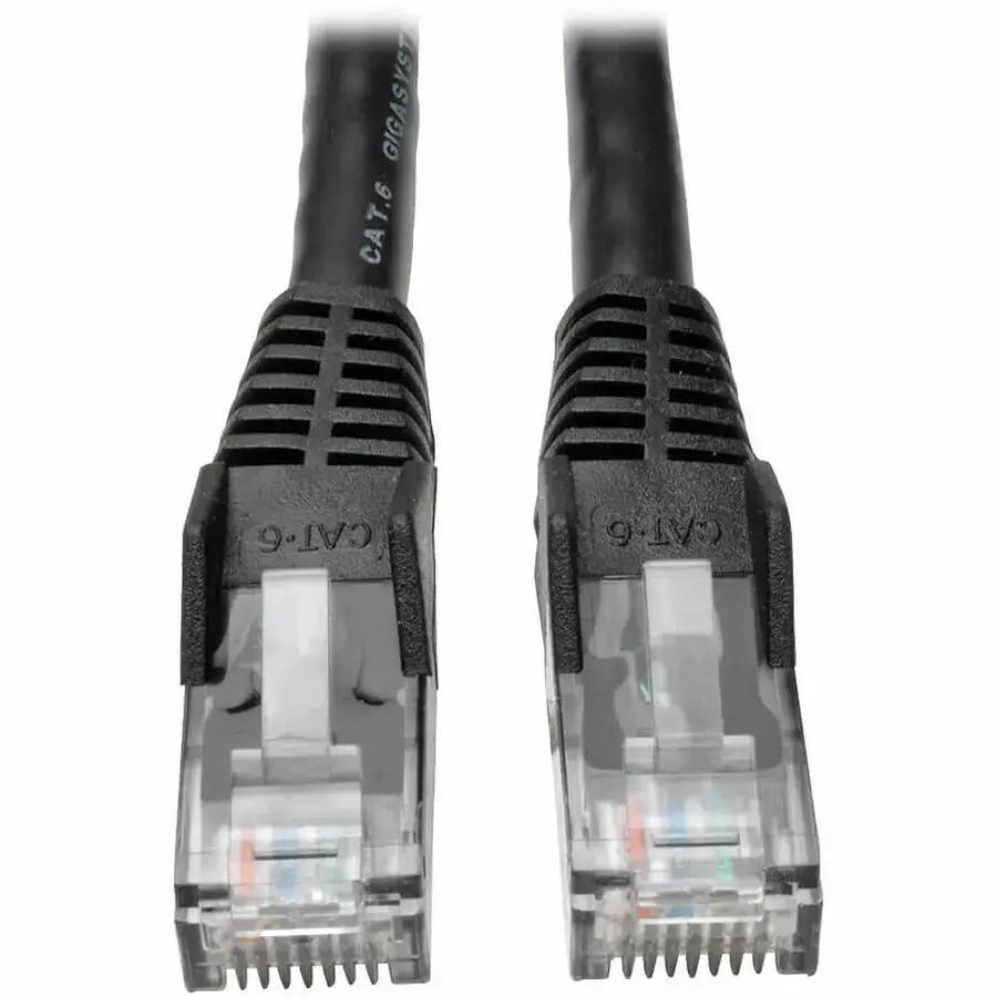 Eaton Corporation Tripp Lite Cat6 Gigabit Snagless Molded Ethernet Cable, 25 ft Black by Eaton Corporation