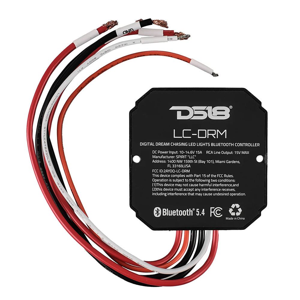 DS18 LC-DRM Digital LED Lighting Bluetooth Controller for Automotive and Marine Applications