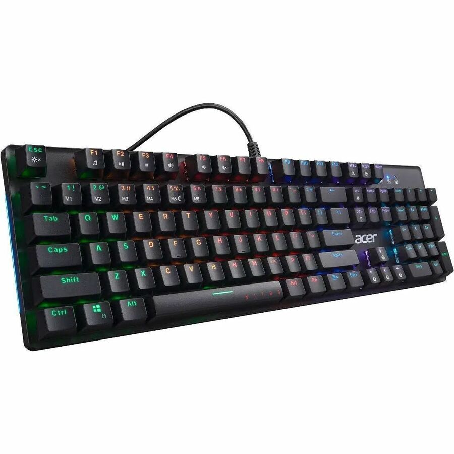 Acer NKW202 Mechanical Gaming Keyboard with RGB Backlighting and Metal Panel