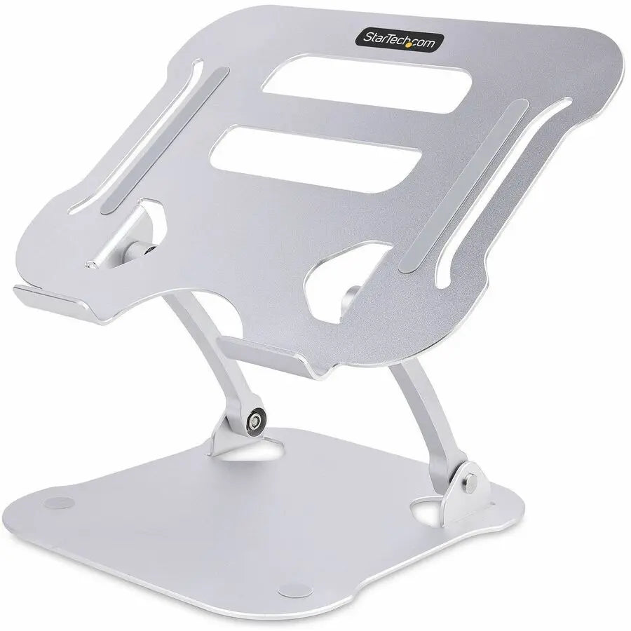 StarTech.com Adjustable Laptop Stand for Desk - Ergonomic Aluminum Riser Supports Up to 22 lb