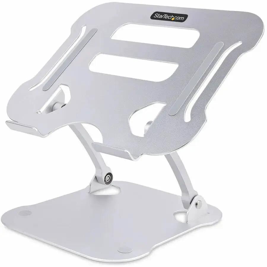 StarTech.com Adjustable Aluminum Laptop Stand for Desk, Ergonomic Notebook Riser with Tilt and Height Control by StarTech.com