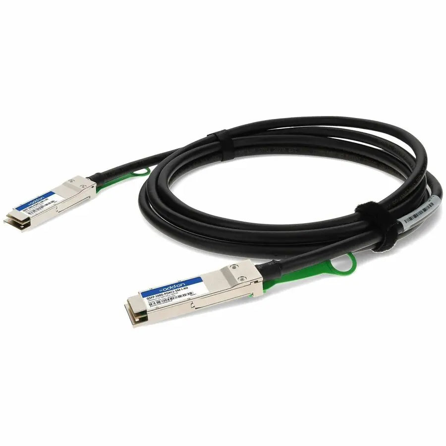 AddOn MSA and TAA Compliant 100GBase-CU QSFP28 to QSFP28 Passive Twinax Cable, 1.5 Meters