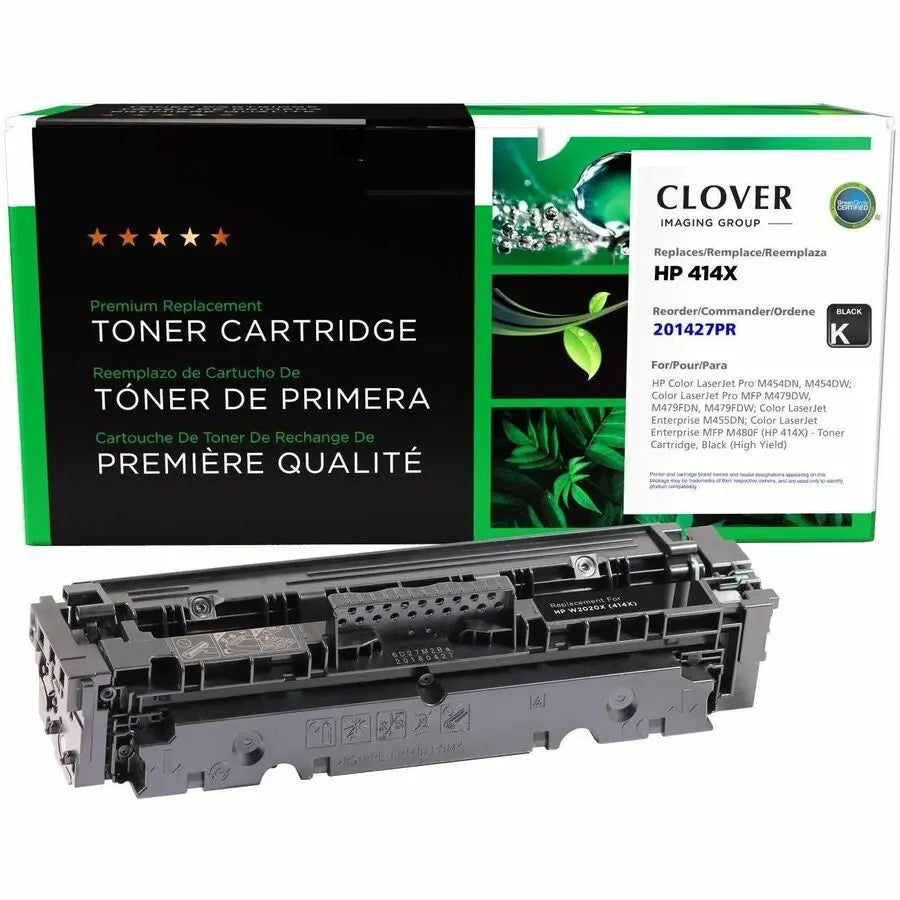 Clover Imaging Remanufactured High Yield Black Toner Cartridge for HP 414X (W2020X)