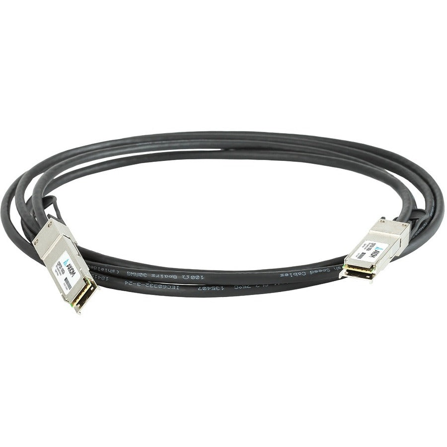 Axiom Twinaxial Network Cable DEM-CB100Q28-AX – High-Speed 10 Meter Passive DAC for Routers and Switches