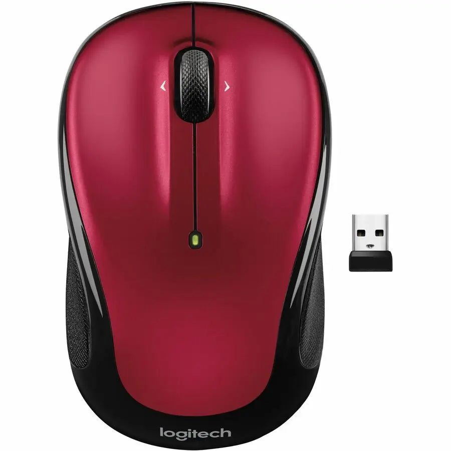 Logitech M325S Wireless Mouse with Micro-Precise Scrolling and Tilt Wheel - Red