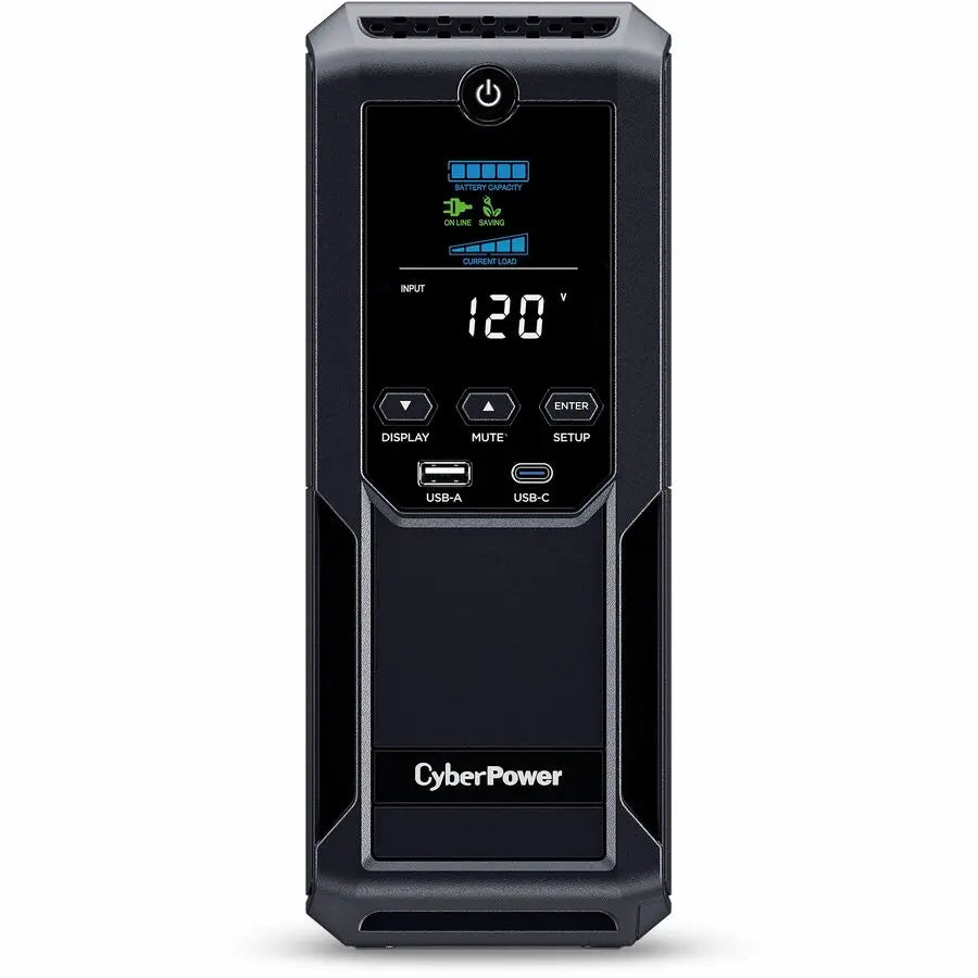 CyberPower CP1350AVRLCD3 Line-Interactive UPS with LCD Display and 1350VA Capacity