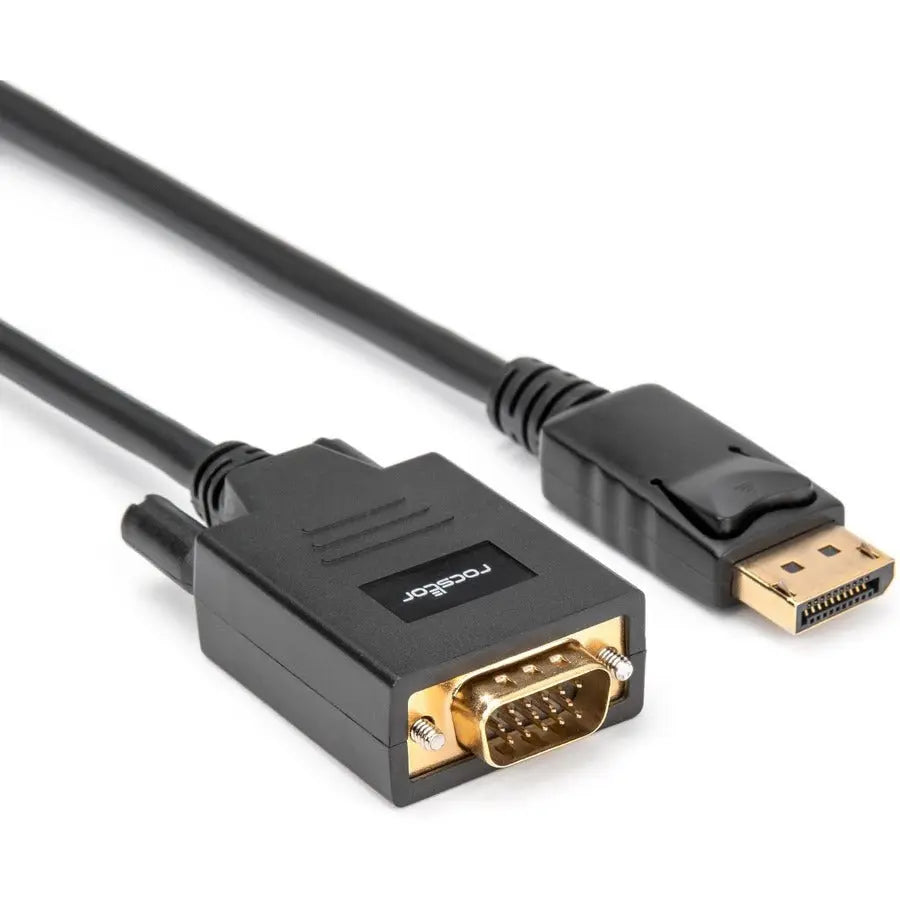 Rocstor DisplayPort to VGA Video Cable - 3 ft (Part Y10C482-B1)