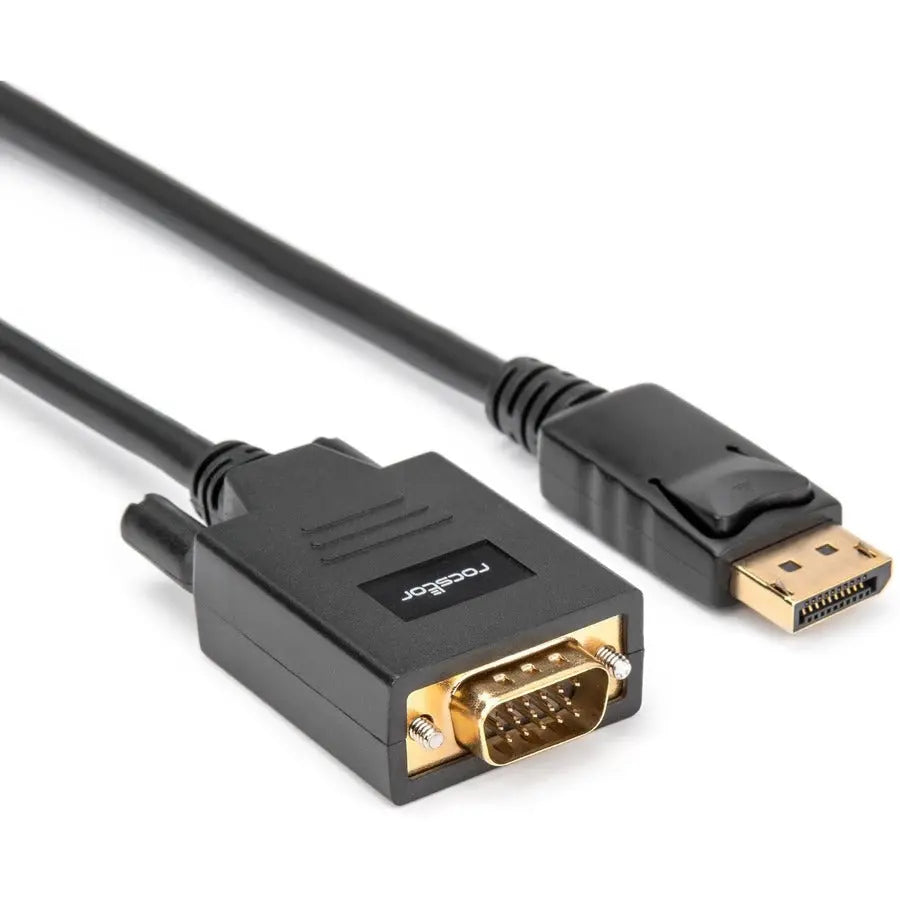 Rocstor DisplayPort to VGA Cable 12ft (Part Y10C483-B1)