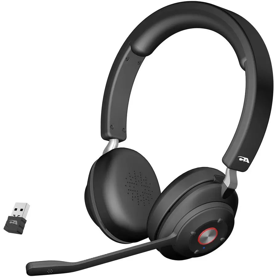 Cyber Acoustics HS-2000BT Wireless Bluetooth Headset with Noise Cancellation and Boom Microphone