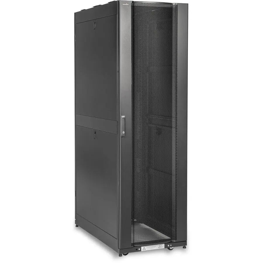 Rocstor SolidRack R3100 42U Server Rack Enclosure with Side Panels - Black, Fully Assembled Floor Standing Cabinet