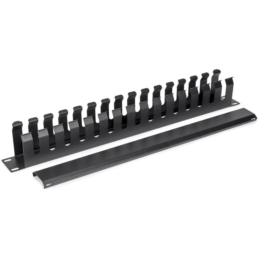 Rocstor 1U Horizontal Cable Management for 19-Inch Rack Enclosures (Part Y10E016-B1)