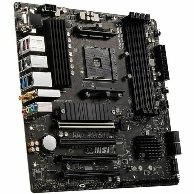MSI B550M-VC WIFI Gaming Desktop Motherboard - AMD B550 Chipset, Socket AM4, Micro ATX