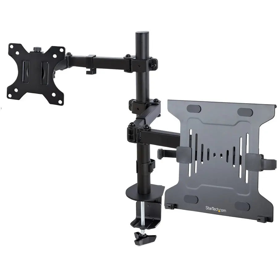 StarTech.com A2-LAPTOP-DESK-MOUNT VESA Desk Mount with Laptop Tray and Monitor Arm for 32-Inch Displays