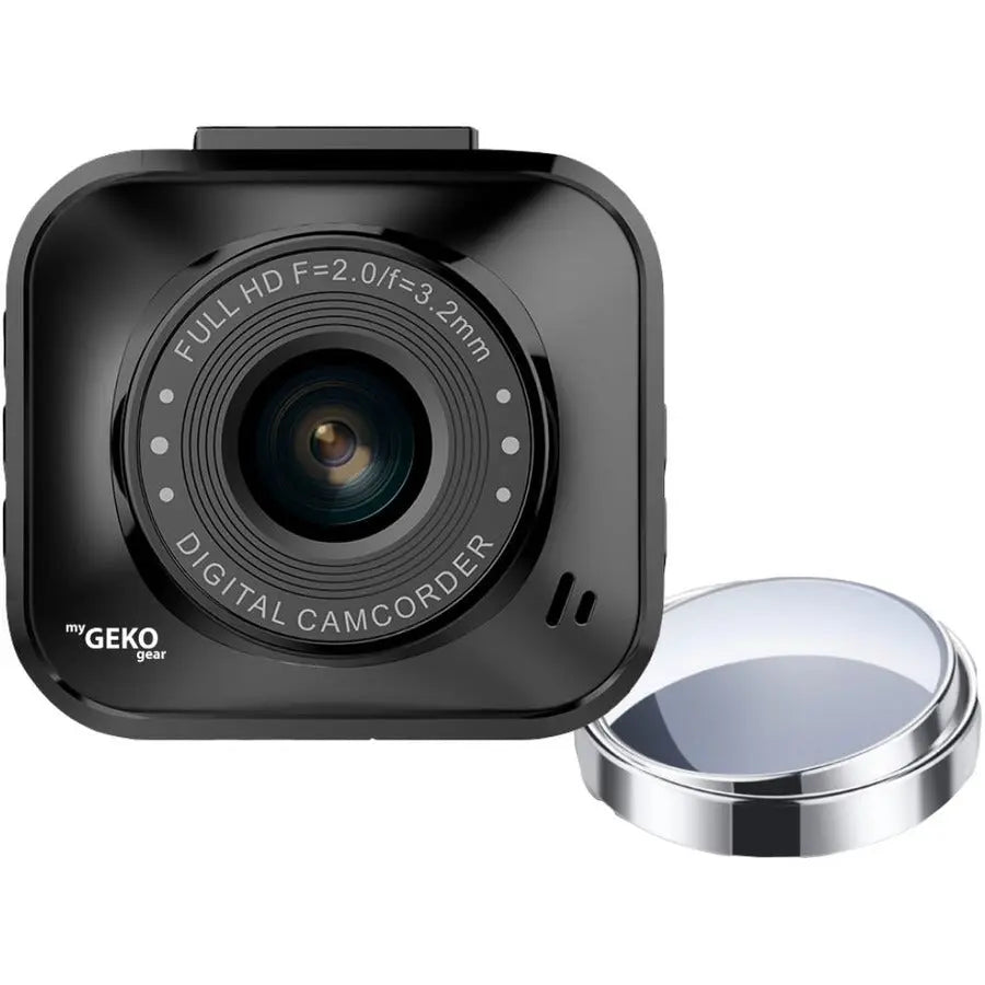 Adesso, Inc GekoGear Orbit 122 Full HD 1080p Dash Cam with G-Sensor and Blind Spot Mirrors