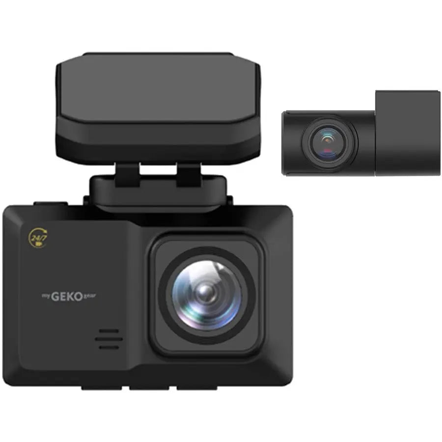 GekoGear Adesso Orbit 951 Vehicle Camera with 1080p Front & Rear Recording and Wi-Fi Connectivity