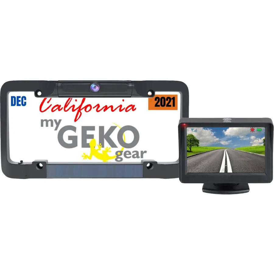 Adesso Inc GekoGear SOLARST Solar Powered Wireless Backup Camera for Vehicles