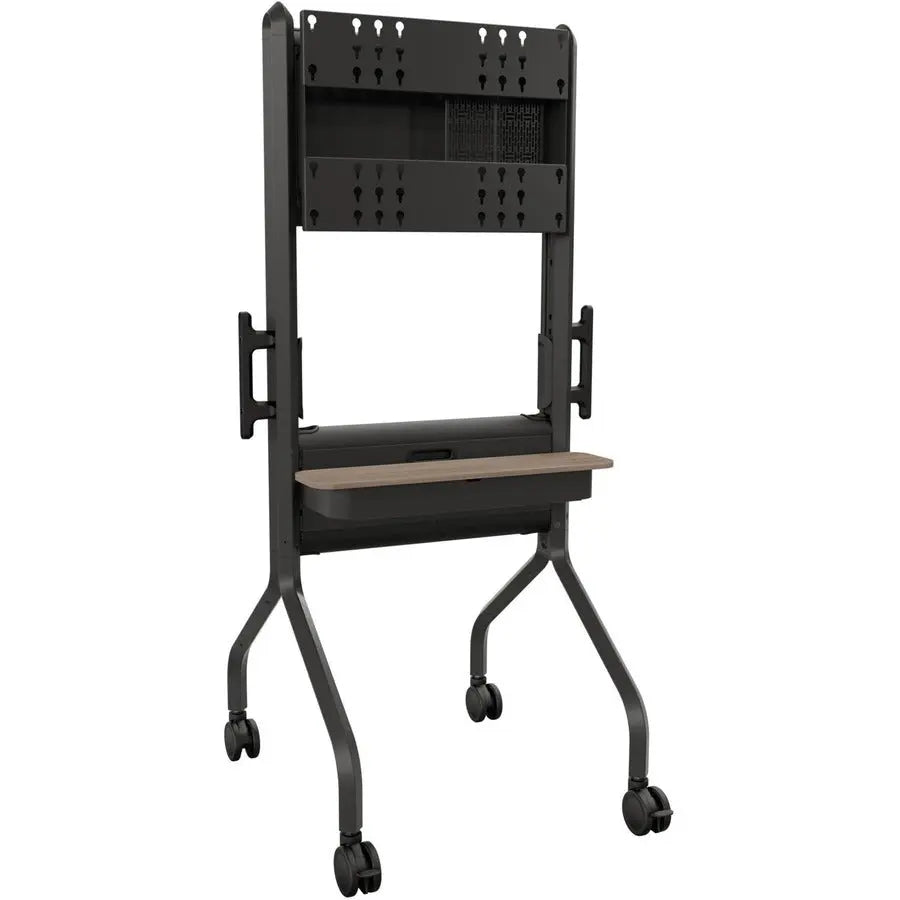 Chief Voyager Height Adjustable AV Cart LSCUB for 50-75 inch LCD Displays in Black