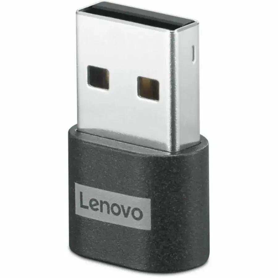Lenovo USB-C (Female) to USB-A (Male) Data Transfer Adapter - Versatile and Durable Black Connector by Lenovo Group Limited