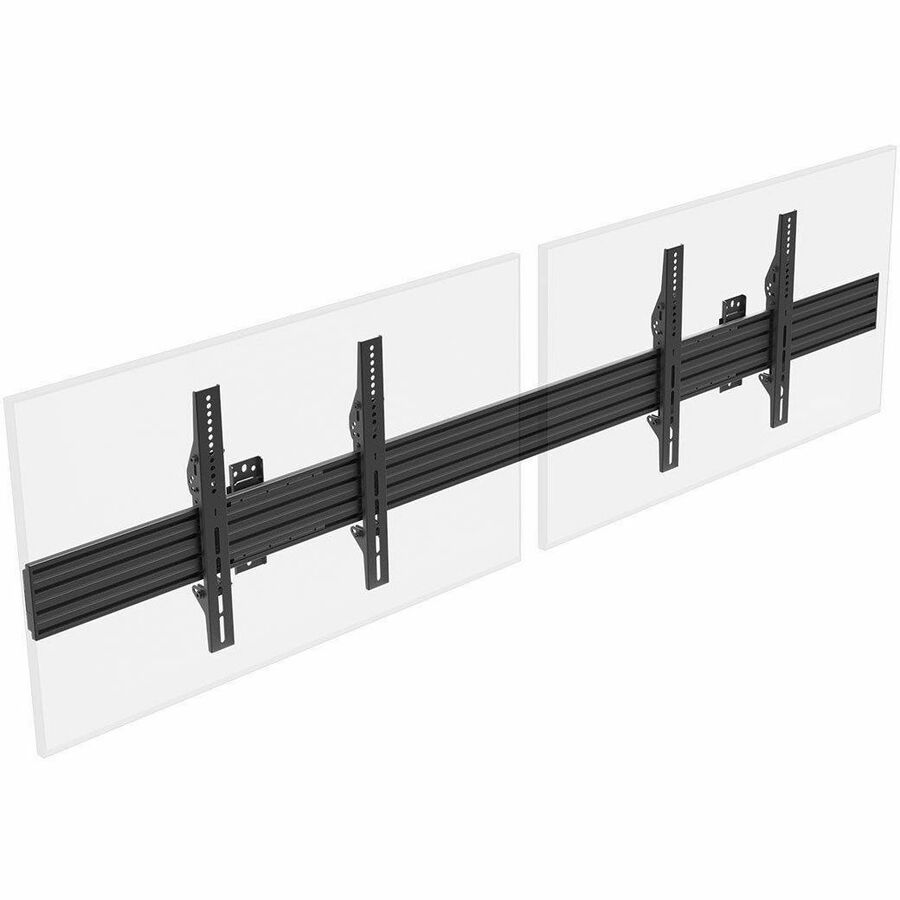 Monoprice Commercial 39661 Wall Mount for 32-65 Inch Displays – Adjustable Tilt, Seamless Alignment, Black