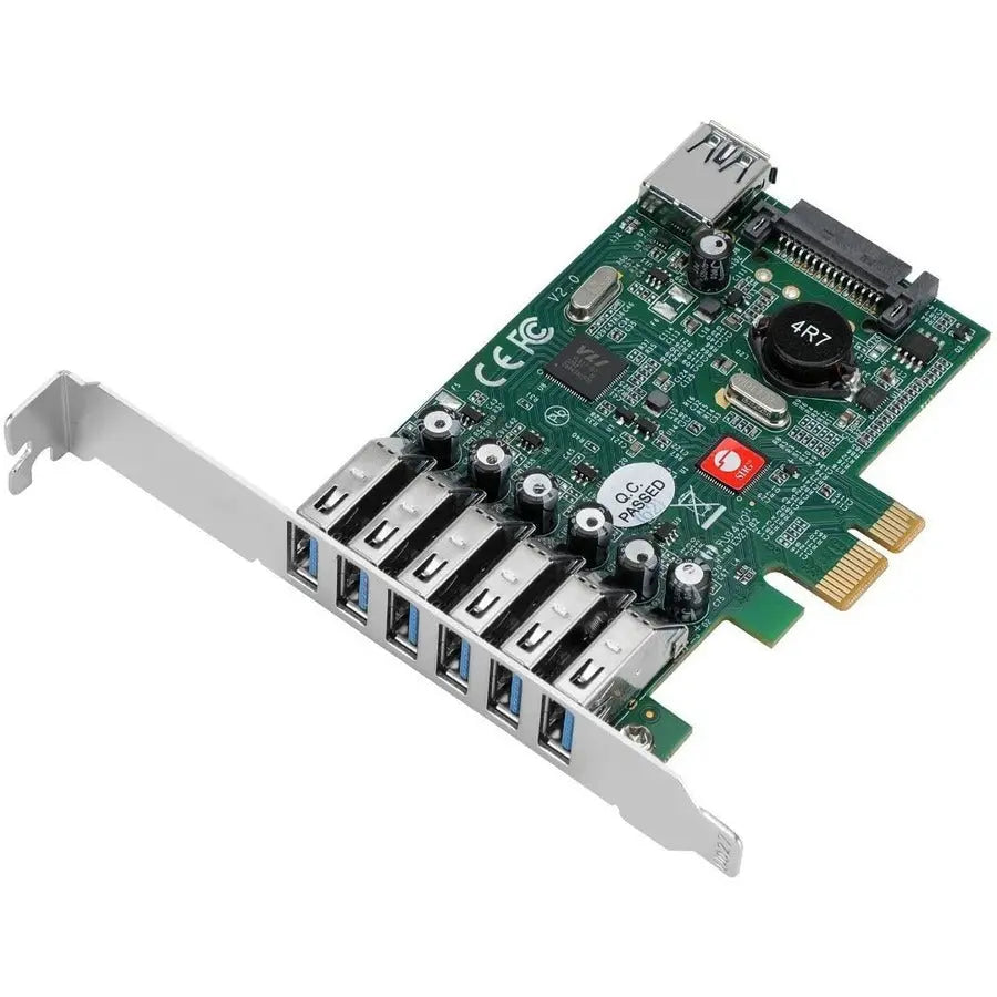 SIIG DP USB 3.0 7-Port PCIe Expansion Card with Internal USB Port