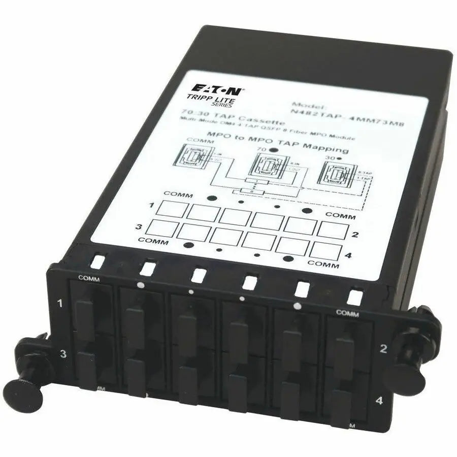 Eaton Tripp Lite Series N482TAP-4MM73M8 Multimode Fiber Optic TAP Cassette for Network Monitoring