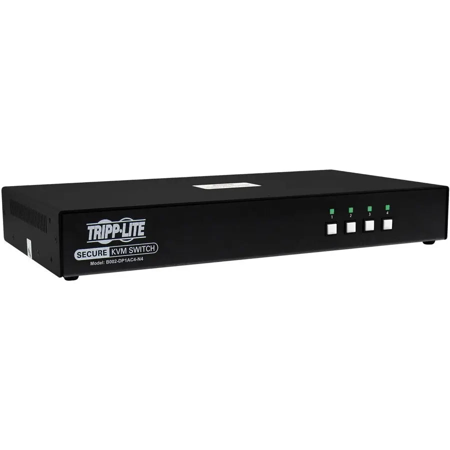 Eaton Tripp Lite Series B002-DP1AC4-N4 Secure 4-Port DisplayPort KVM Switch with NIAP Certification