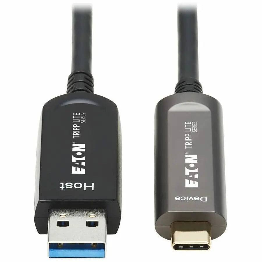 Eaton Tripp Lite Series U428F-15M-D321 15 ft. USB 3.2 Gen 2 Fiber Optic Data Transfer Cable