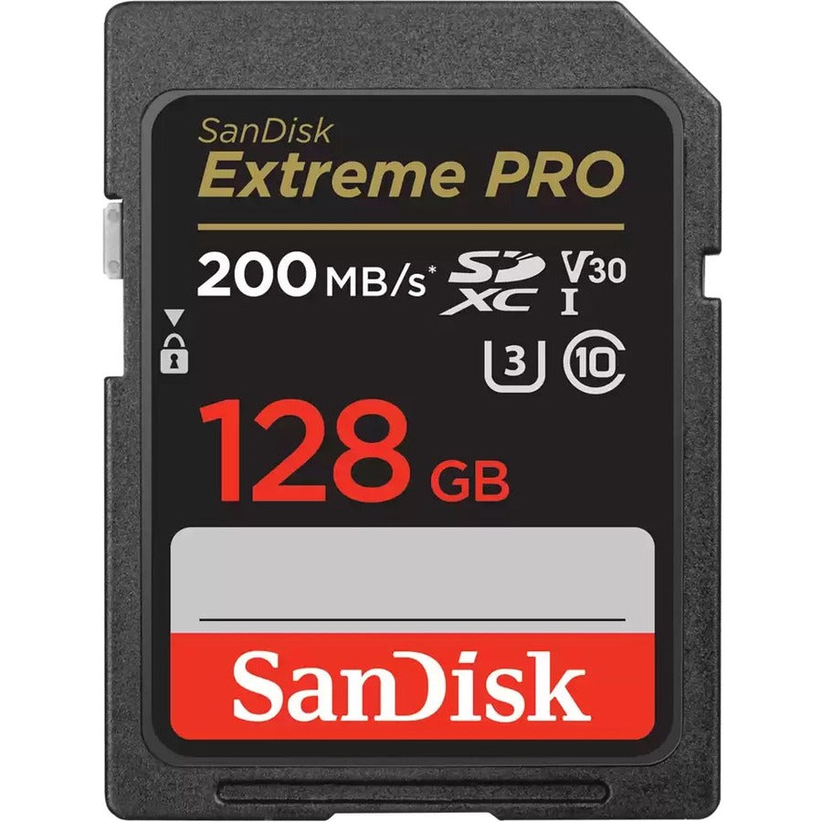 SanDisk Extreme PRO 128GB SDXC UHS-I U3 V30 Memory Card, SDSDXXD-128G-GN4IN