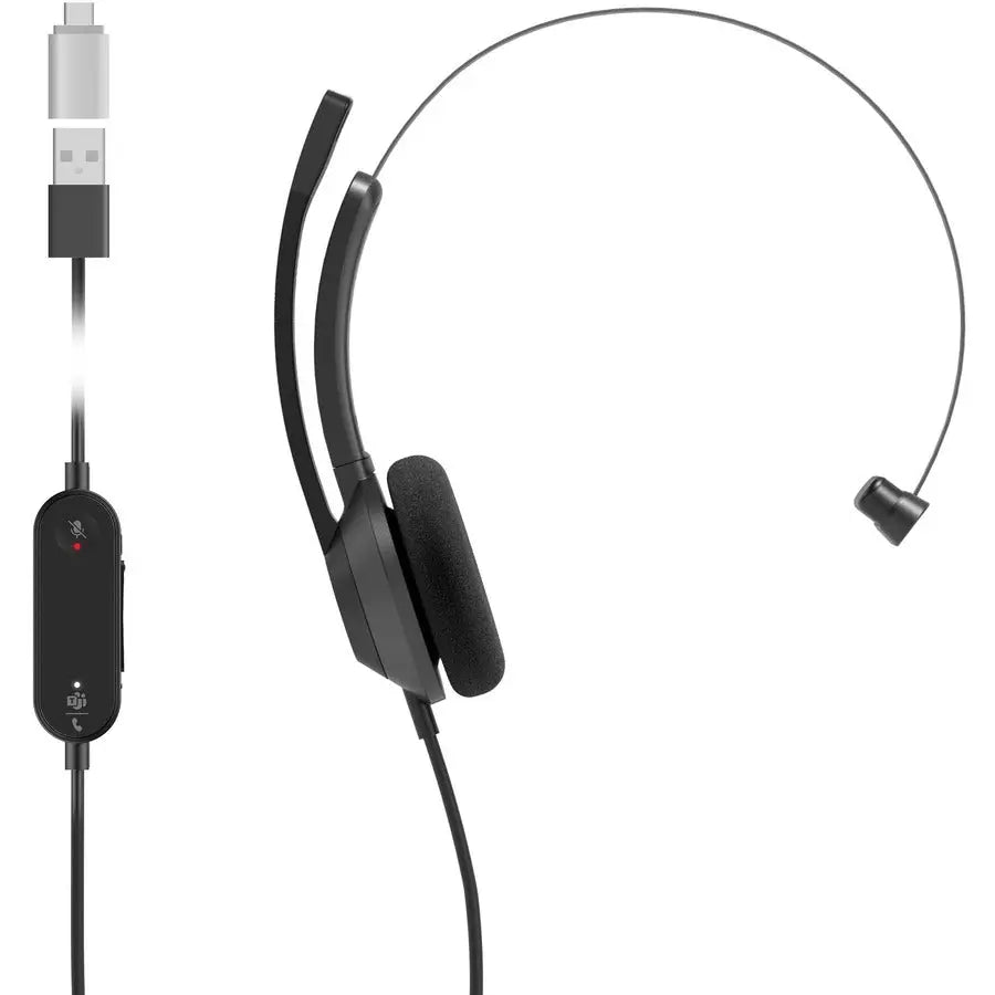 Cisco 321 Headset - Model HS-W-321-C-USBC with USB-C and USB-A Connectivity, Carbon Black
