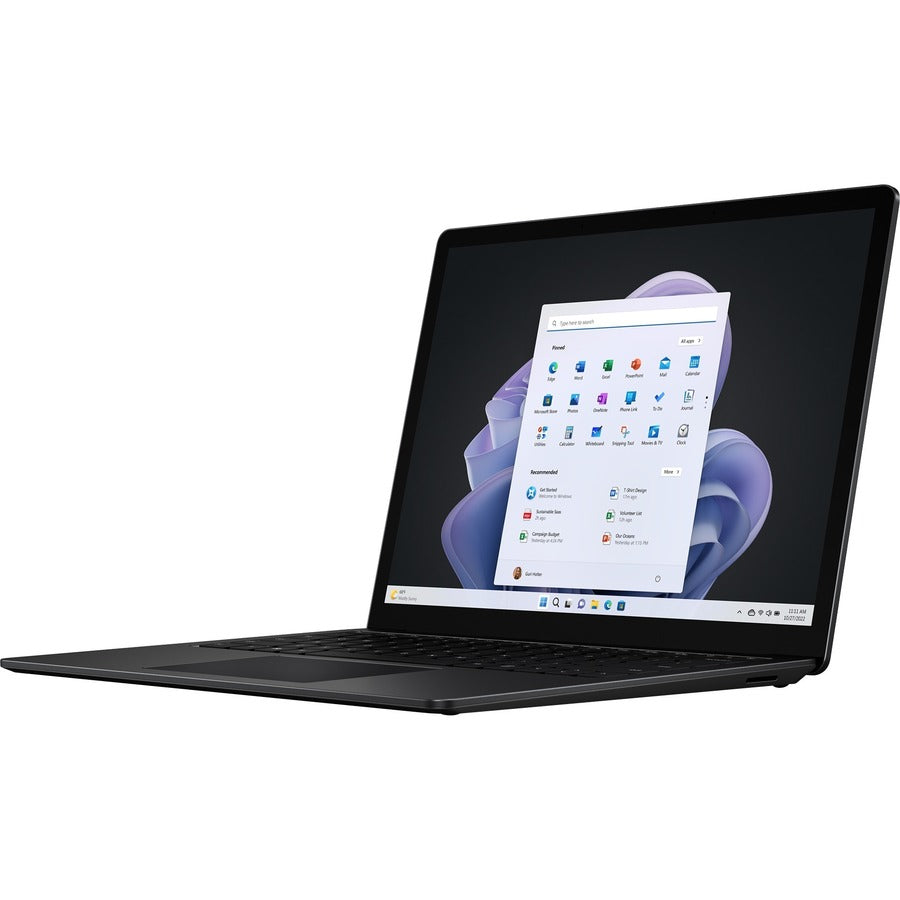 Microsoft Surface Laptop 5 13.5 inch Touchscreen Notebook with Intel Core i5-1245U, 16GB RAM, 256GB SSD - Matte Black