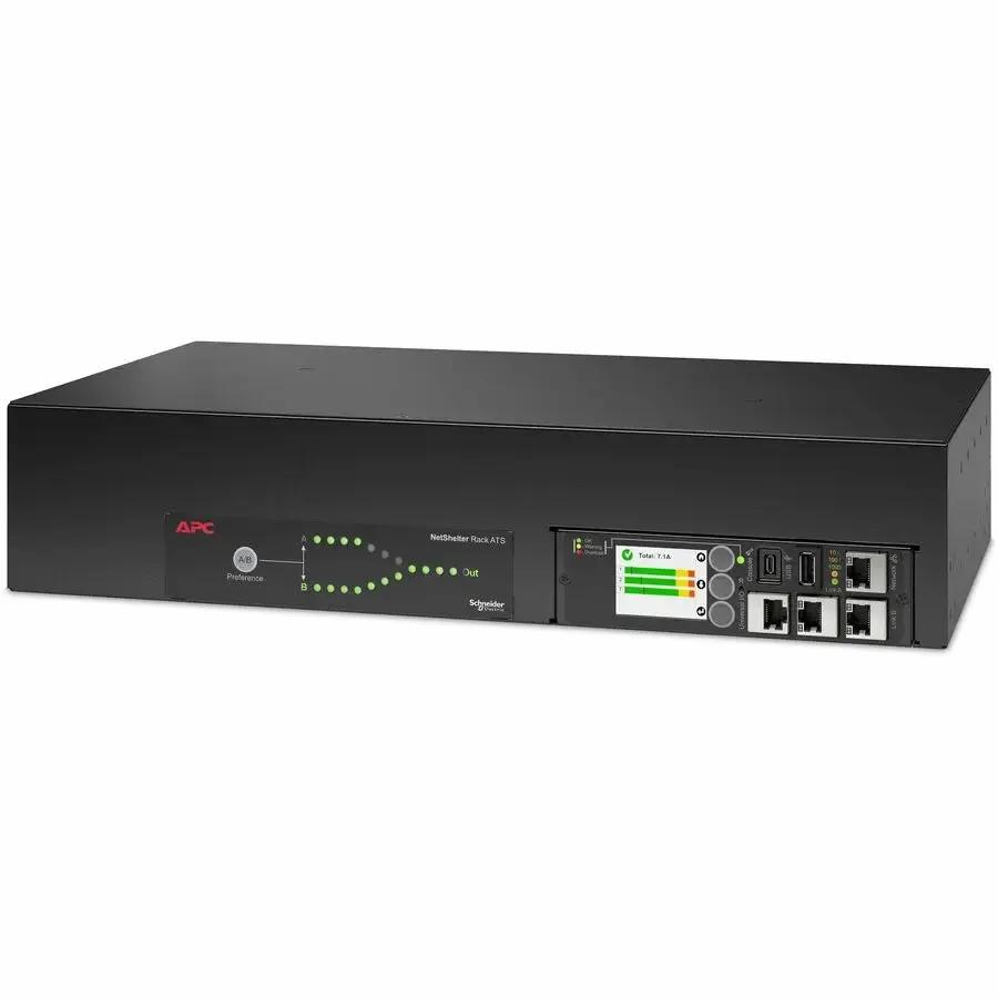 APC NetShelter Rack Automatic Transfer Switch AP4453A - 2U, 30A, 120V, Rack-Mountable by Schneider Electric SA