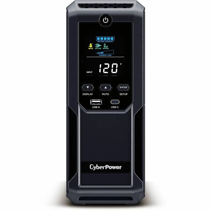 CyberPower BRG1500AVRLCD2 Line-Interactive UPS with LCD Display and 1500 VA Capacity