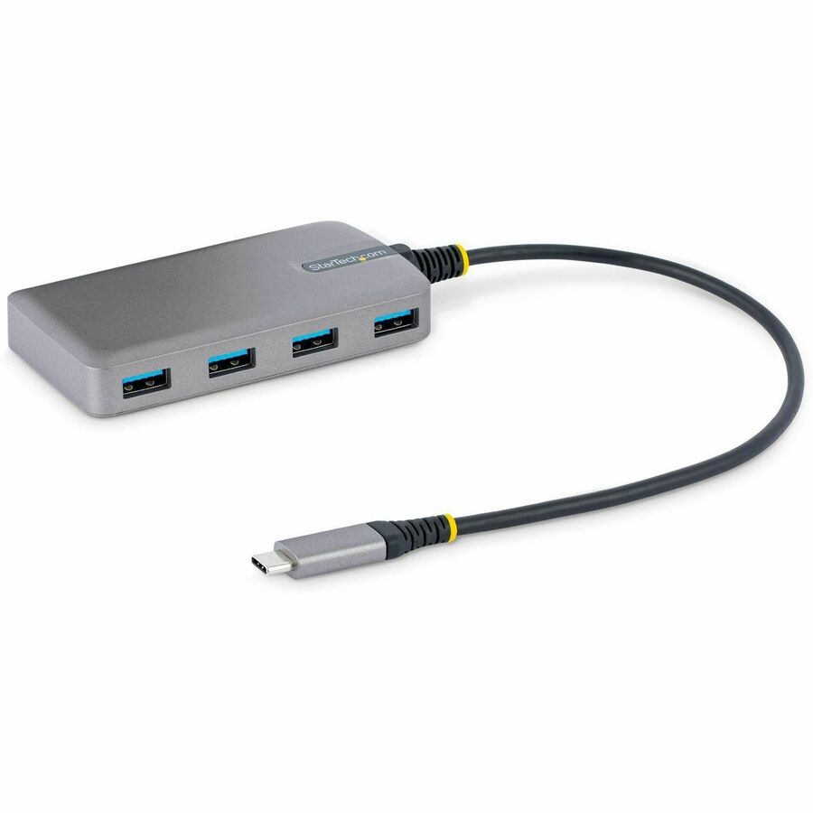 StarTech.com 4-Port USB-C Hub with 5Gbps Data Transfer and Auxiliary Power