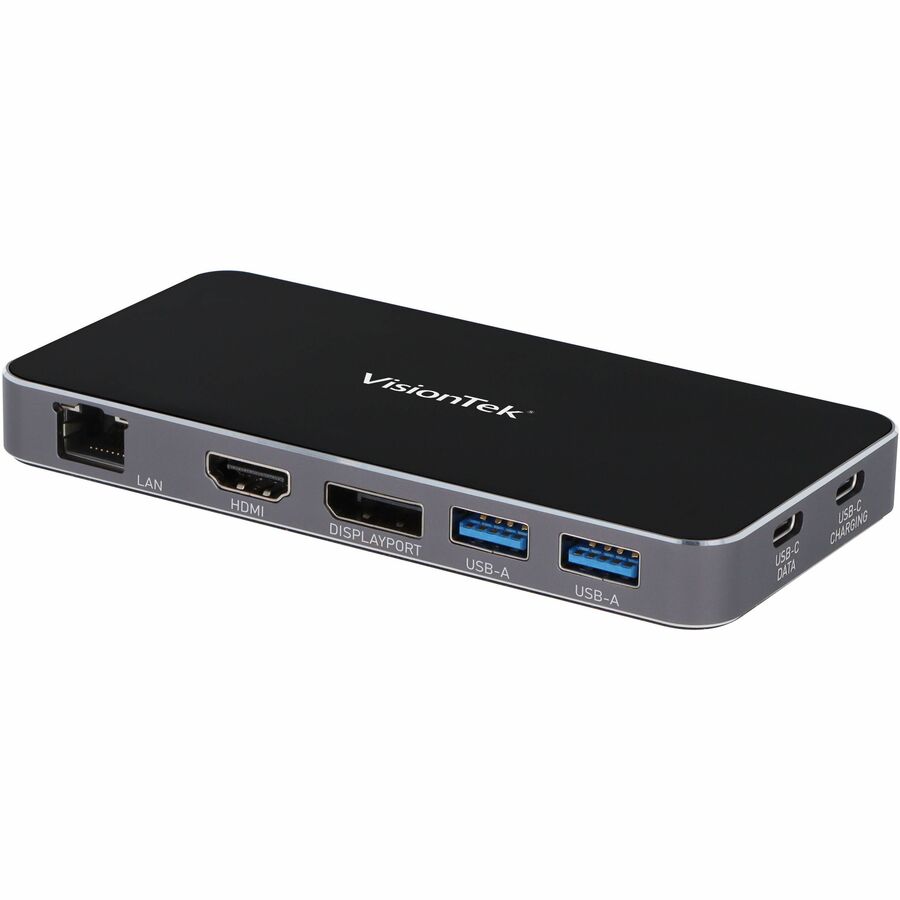 VisionTek VT350 Portable USB-C Docking Station with Power Passthrough, 901527