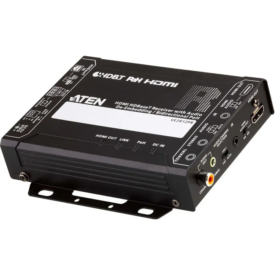 ATEN VE2812PR HDMI HDBaseT Receiver with Audio De-Embedding and Bi-Directional PoH