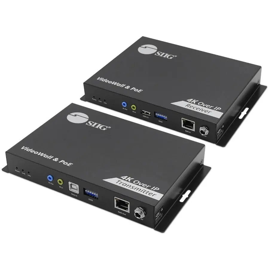 SIIG Inc. 4K60Hz HDMI over IP Matrix Kit (Part CE-H28A11-S1) for Ultra HD Video Distribution