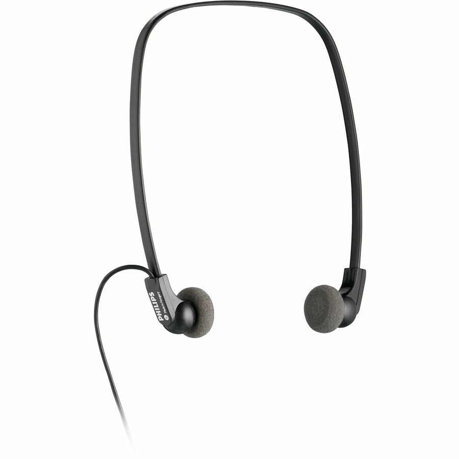 Philips Speech Processing Solutions LFH0334 Transcription Headphone with 14mm Driver and 10-Foot Cable