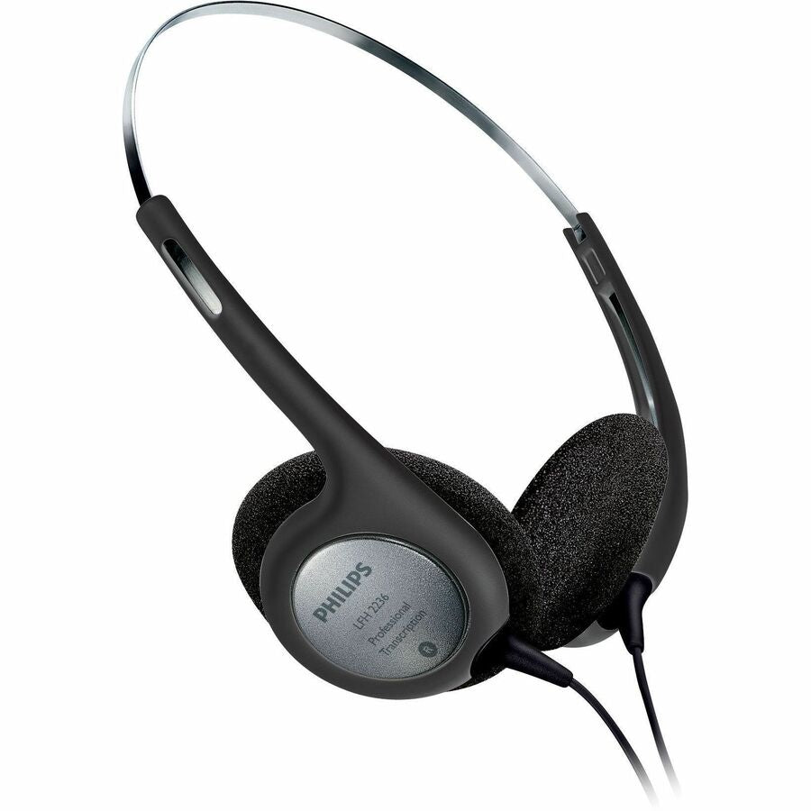 Philips Speech Processing Solutions LFH2236/00 Stereo Headphones for Office - Lightweight, Comfortable, Professional Grade