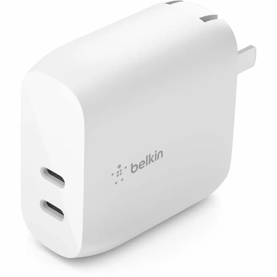 Belkin BBC009-WH-2PK USB Type-C AC Adapter - 20W Power Supply for Smartphones and Devices