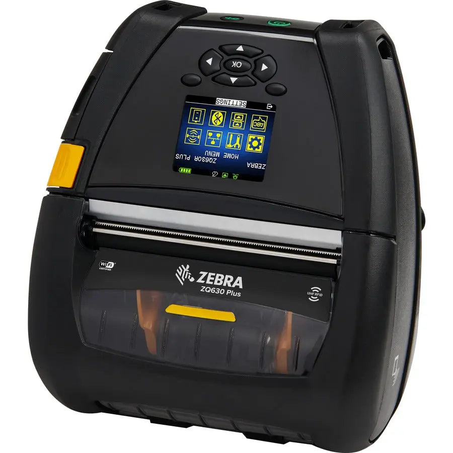 Zebra ZQ630 Plus Direct Thermal Printer – Mobile Label and Receipt Printing with Advanced Connectivity