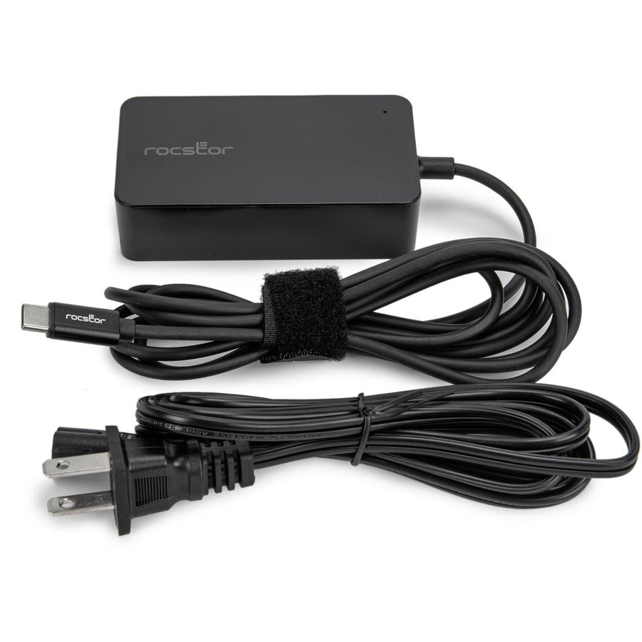 Rocstor 45W Smart USB-C Laptop Power Adapter Charger for MacBook, Dell, Lenovo, HP, and More