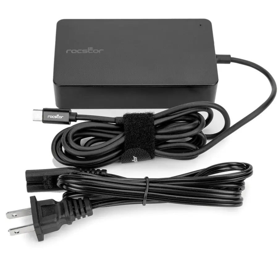 Rocstor 100W Smart USB-C Laptop Power Adapter Charger with 6.56ft Cable