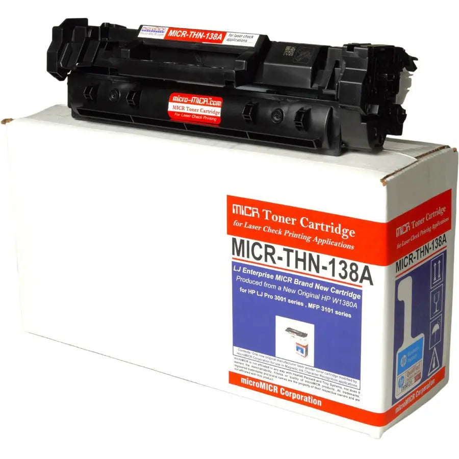microMICR MICR Standard Yield Laser Toner Cartridge 138A, 138X (W1480A) for HP LaserJet Pro 3001dw, 3001dwe, MFP 3101fdw, 3101fdwe