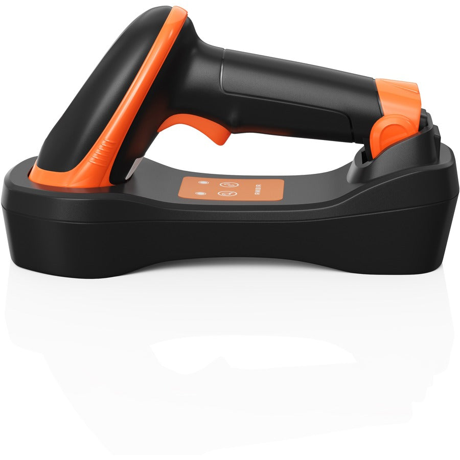 AMBIR BR300 Wireless Barcode Scanner with 2.4GHz USB Charging Station