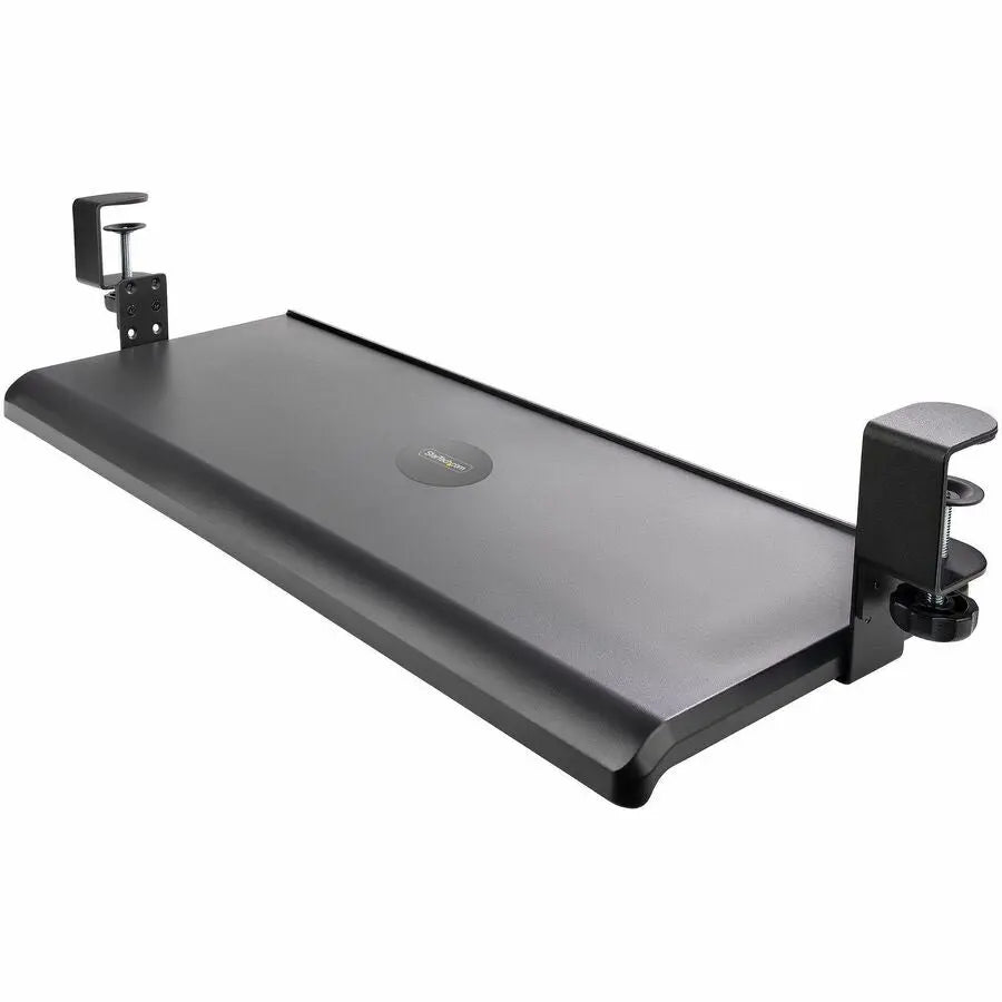 StarTech.com Keyboard and Mouse Tray with Clamp Mount – Adjustable Ergonomic Desk Accessory