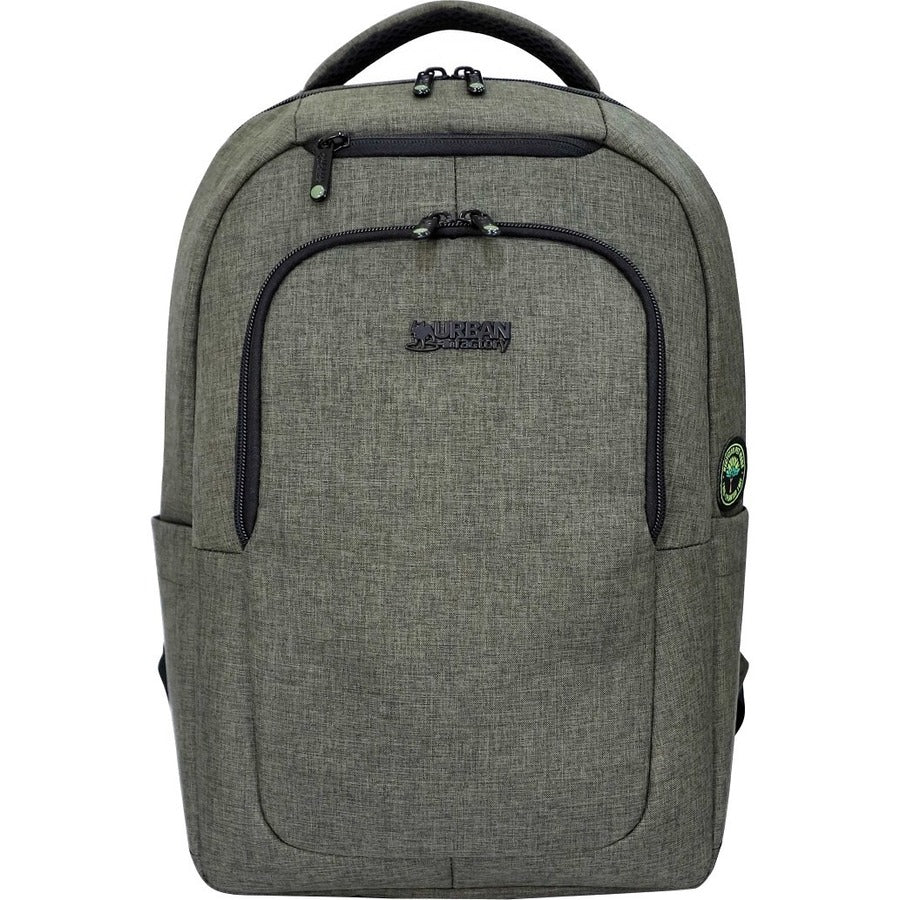 Urban Factory CYCLEE CITY ECO Backpack for 15.6-Inch Laptop, Camouflage Khaki - ECB35UF