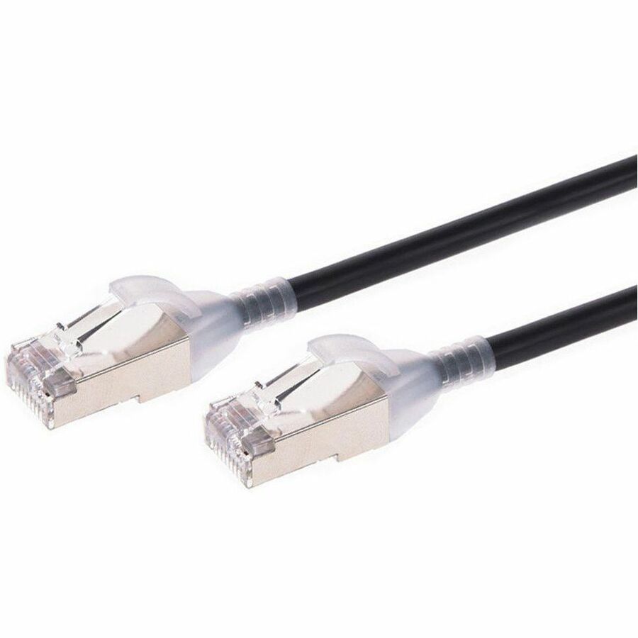 Monoprice SlimRun Category 6a Network Cable - 30AWG S/FTP Ethernet Patch Cable for High-Density Data Centers